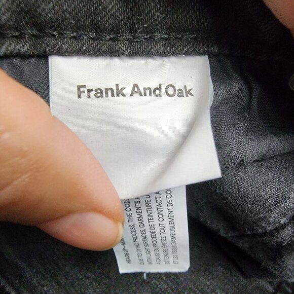 Frank And Oak Jeans Womens 29 Black Debbie Stretch Skinny - Picture 14 of 15